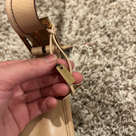 Vintage Gucci Tan Leather Shoulder Bag + Matching Wallet Set - Picture 14 of 16